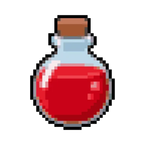 Pixel-art potion